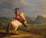 Adam Frans van der Meulen Louis XIV at the siege of Besancon oil painting